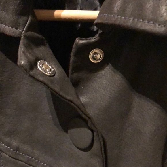 Chocolate colored and flawless leather jacket. SzM - Picture 7 of 7